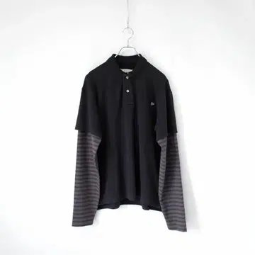 25ss ERL DOUBLE SLEEVE POLO T-SHIRT