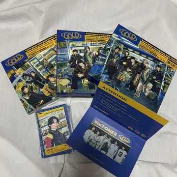 SixTONES GOLD 3가지 형태 CD