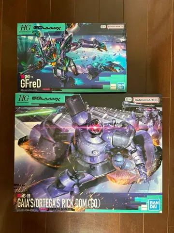 HG 릭 돔(GQ) 지프레도 세트 미개봉 새상품