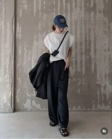 roughlow otona stain pants / navy
