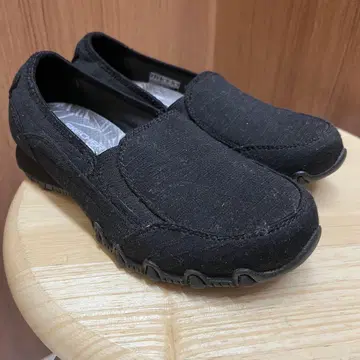 22cm 스케쳐스 바이커스 라운저 여성 신발 블랙