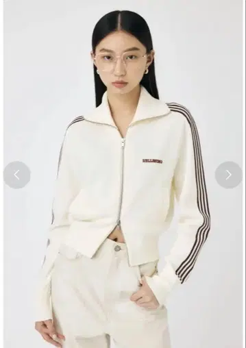 moussy KNIT 트랙 자켓 Free 화이트 새상품급