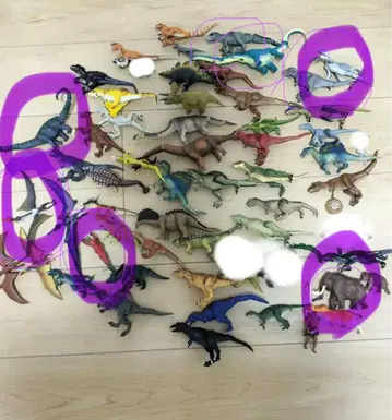 공룡 피규어 세트 다색 10-15cm