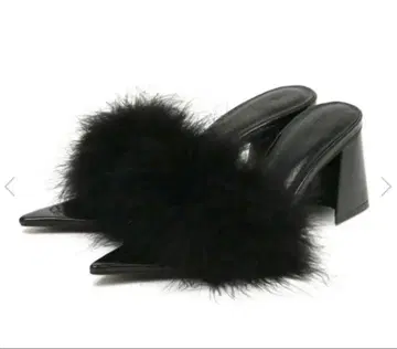 meltthelady pointed fur mule 37