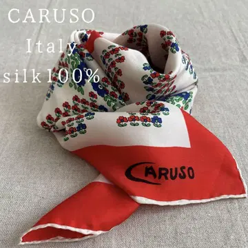이탈리아 CARUSO 카루소 대형 스카프 실크 100%