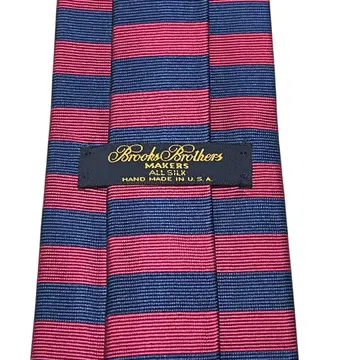 Brooks Brothers makers/넥타이/USA 제조/핑크/네이비