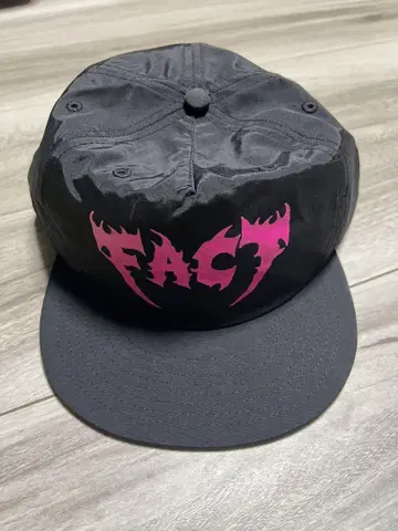 FACT LOGO SURF CAP BLACK