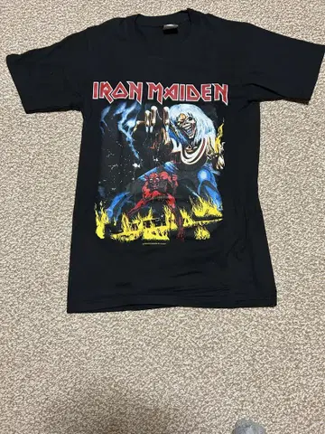 IRON MAIDEN 에디 셔츠 블랙 남성용