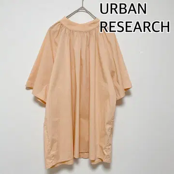 URBAN RESEARCH 어반 리서치 반팔 블라우스 오렌지