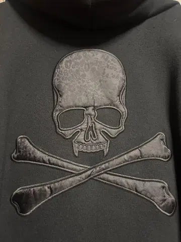 roen skull foodie 스컬 레오파드 후드티 로엔 XL