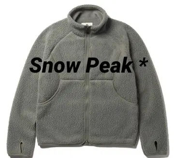 snow peak 서멀 보아 플리스 자켓 L 카키