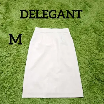 [데레간토] 타이트 스커트 M 베이지 깔끔한 일본제 오피스
