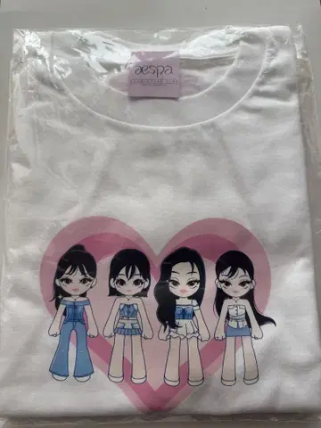 aespa 2023 도쿄돔 하이퍼라인 한정판 T셔츠