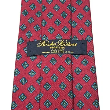 Brooks Brothers makers/넥타이/코몬 무늬/레드