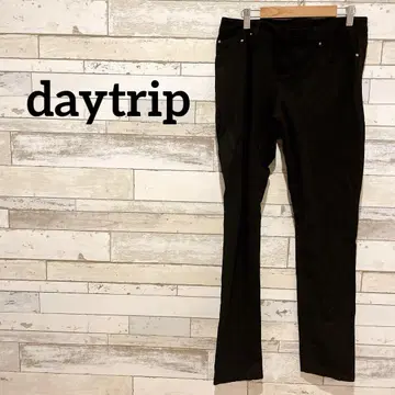 daytrip 블랙 스키니 팬츠 블랙 바지 여성용
