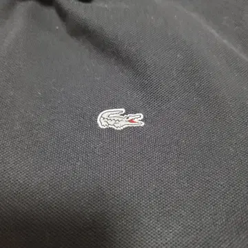 LACOSTE 블랙 피케 셔츠