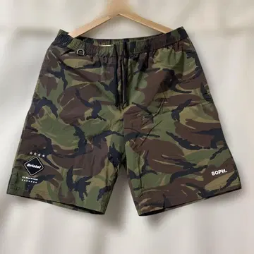 무료배송 에프씨 리얼 브리스톨 숏팬츠 L 카모 패턴 새상품급 중고