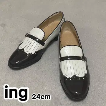 ing 로퍼 프린지 태슬 바이컬러 여성용 24cm EE