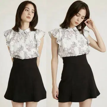 SNIDEL Sustainable 하이웨스트 스카시 쇼팬