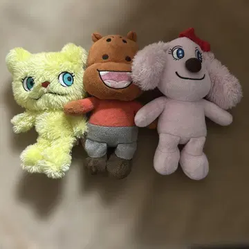 호빵맨 봉제 인형 레어 치즈 연기 강아지 카바오군