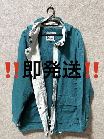ALASKA WOODS 나일론 후드티 L vintage