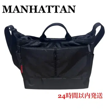[ 새상품급 ] MANHATTAN 맨해튼 2way 숄더백 블랙