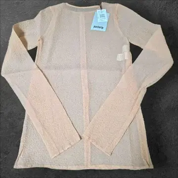 완판템 택 포함 파슬리 엠보싱 오간자 시어 튜닉 핑크 최저가 레어