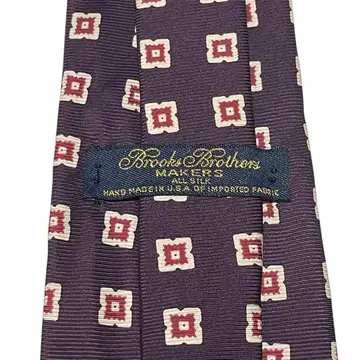 Brooks Brothers makers/넥타이/코몬 무늬/퍼플