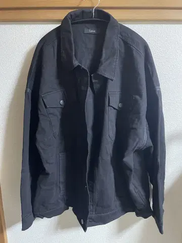 LOOSE 데님 자켓 다크 블랙 L 사이즈