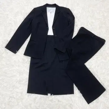 90 UNTITLED 언타이틀 수트 셋업 3피스 블랙