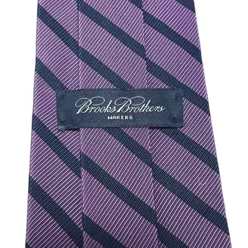 Brooks Brothers makers/넥타이/레지멘탈/퍼플