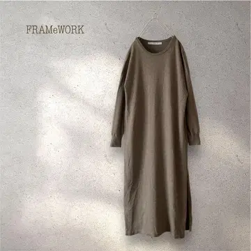 FRAMeWORK 12GG 롱 풀오버 니트 원피스