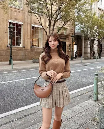 ZARA 가을/겨울에 귀여운 체크 미니 플리츠 스커트