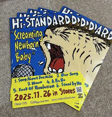 Hi-STANDARD 하이스탄 플라이어 5장