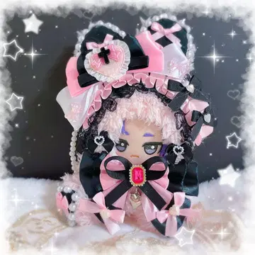 SD 인형 12cm 13cm 인형옷 핑크 블랙 지뢰