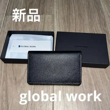 globalwork 새상품 박스 있음 카드 홀더 블랙