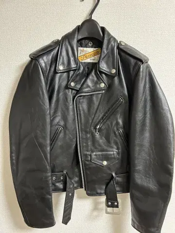 새상품급 Schott 샷 618 더블 라이더 자켓 36