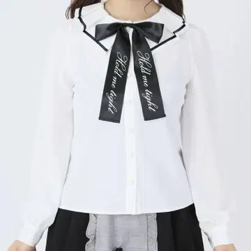 Ank Rouge 플리츠 칼라 블라우스 A 색상 상의