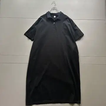 새상품급 ( g ) 그램 피케 셔츠 원피스 모노톤 M 상당