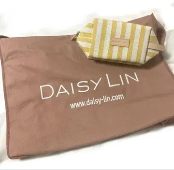 DAISY LIN 캔버스 숄더백 & 파우치 세트