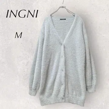 [ 새상품급 ] INGNI 롱 가디건 ( M ) 오버 사이즈 스카이블루