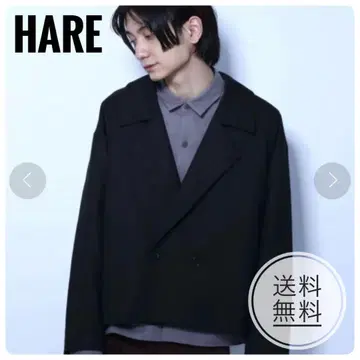 [ 미사용품 ] HARE 블랙 테일러드 자켓