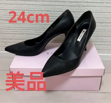 DIANA 블랙 하이힐 스틸레토 24cm 심플