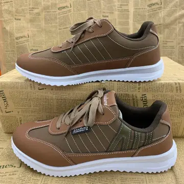 새상품 남성용 26.0cm 경량 쿠션 클래식 스니커즈 브라운 2389