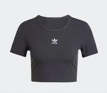 adidas 크롭T셔츠 블랙 160/B84 반팔 블랙