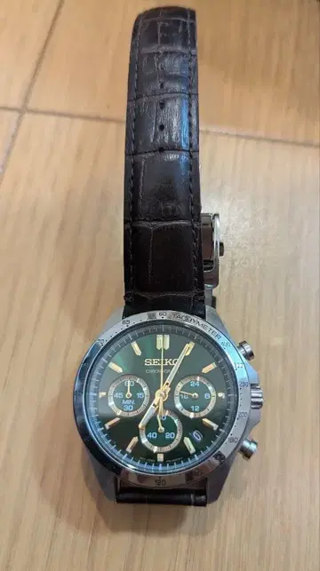 SEIKO 그린 크로노그래프 SBTR017