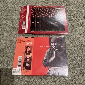 오비 포함 종이 재킷 CD YMO TECHNODELIC.증식 2장 세트