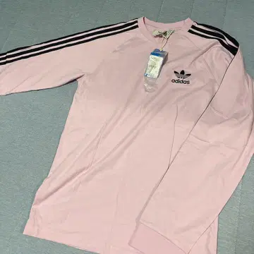 adidas 핑크 롱티 긴팔 T셔츠