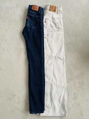 리바이스 데님 청바지 2개 세트 W58 24인치 Levi's