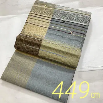 kimonoarisa 미사용 동급 멋진 캐주얼 오비 긴 길이 449cm